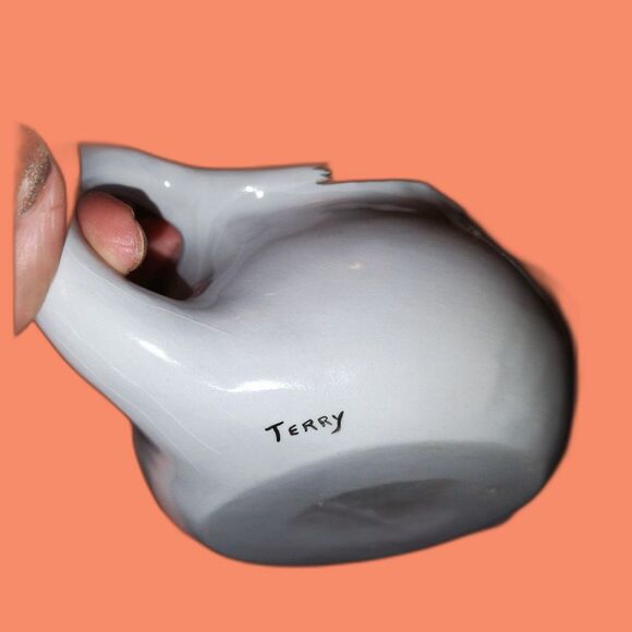 Vintage Mouse Mug Artist Terry - Picture 3 of 7